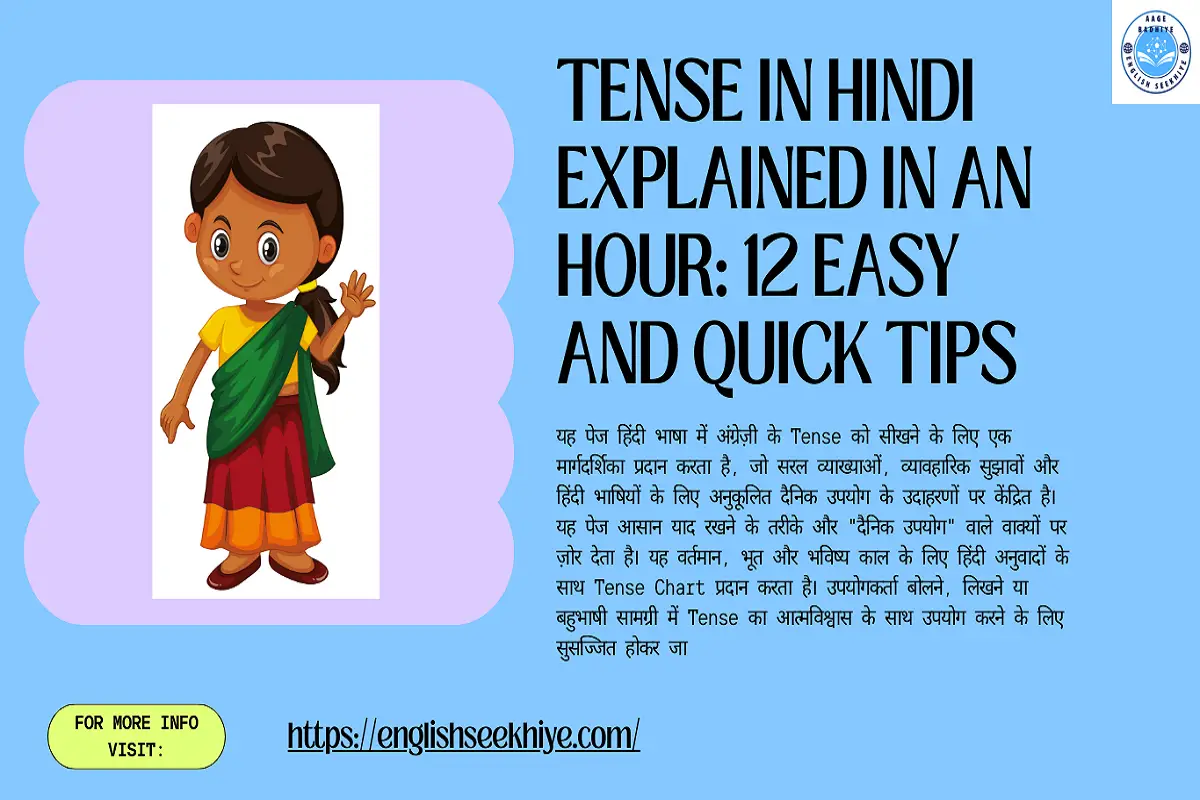 Tense in Hindi